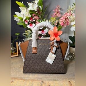 Michael Kors Avril Small Top Zip Satchel